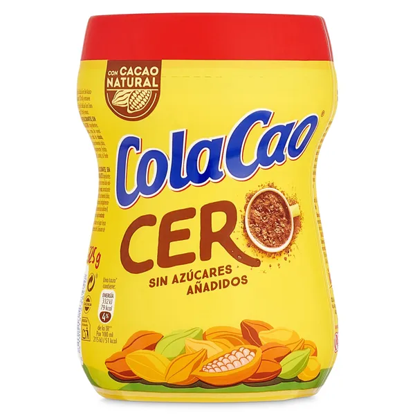 ColaCao 0% azúcares añadidos 325 g 2