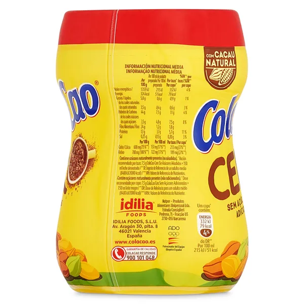 ColaCao 0% azúcares añadidos 325 g 3