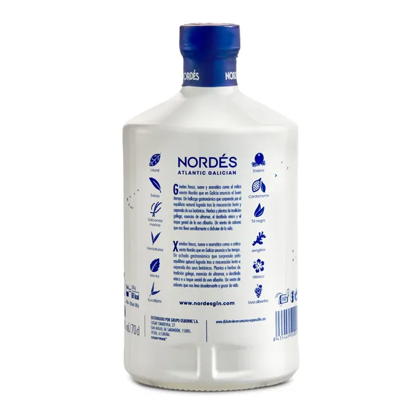 Ginebra Nordes botella 70 cl 2