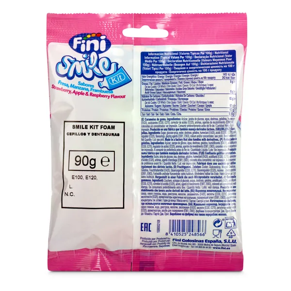Golosinas smile kit Fini 90 g 3