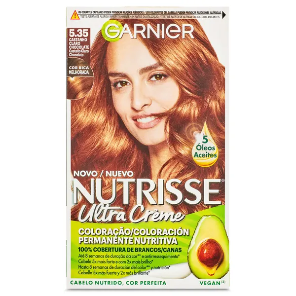 Tinte chocolate nº5.35 Nutrisse caja 1 unidad 2