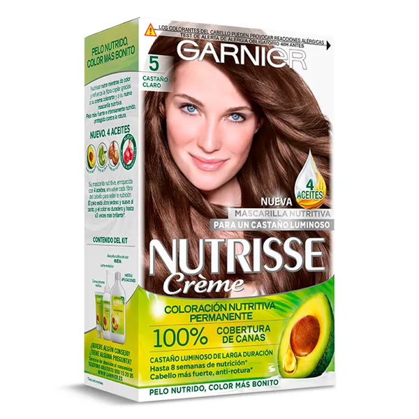 Tinte castaño claro nº5 Nutrisse caja 1 unidad