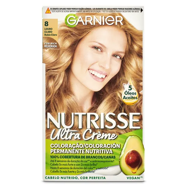 Tinte rubio claro nº8 Nutrisse caja 1 unidad 2