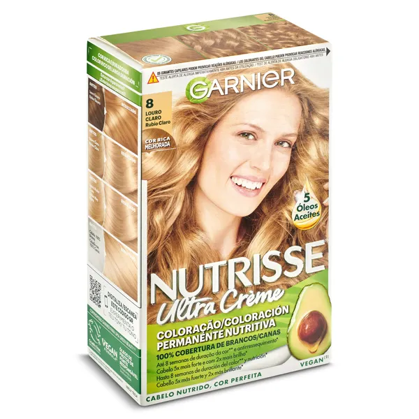 Tinte rubio claro nº8 Nutrisse caja 1 unidad