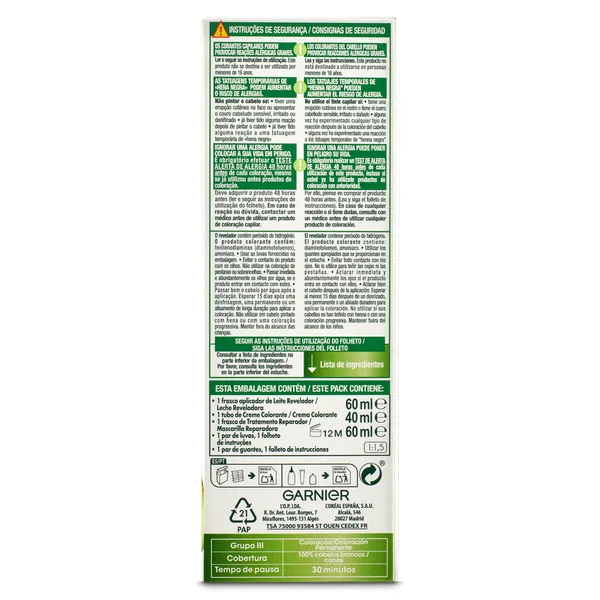 Tinte rubio claro nº8 Nutrisse caja 1 unidad 3