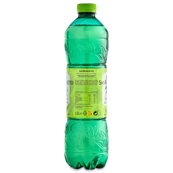 Refresco de té verde con aloe vera San Benedetto botella 1.5 L 2