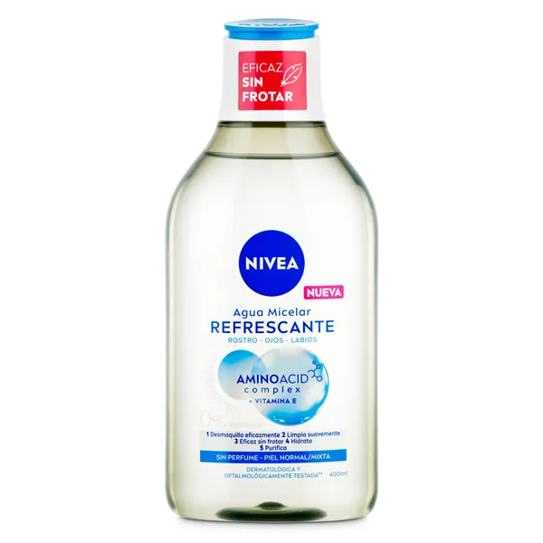 Agua micelar piel normal Nivea bote 400 ml