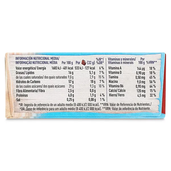 Bizcochitos rellenos de leche y chocolate Cuétara Tostarica caja 160 g 3
