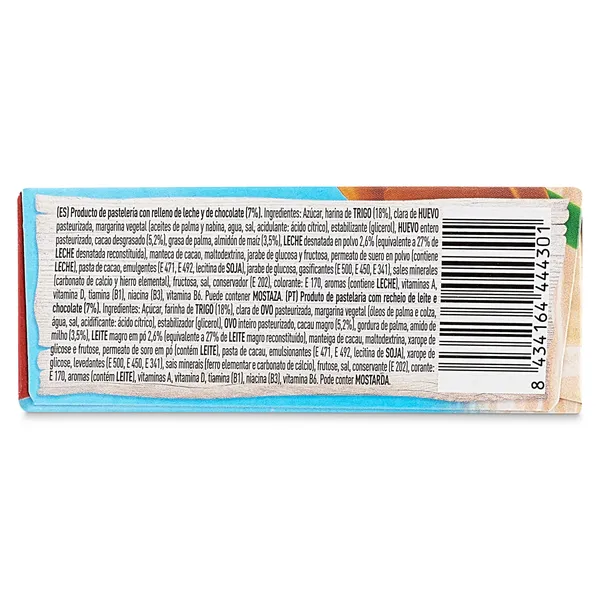 Bizcochitos rellenos de leche y chocolate Cuétara Tostarica caja 160 g 4