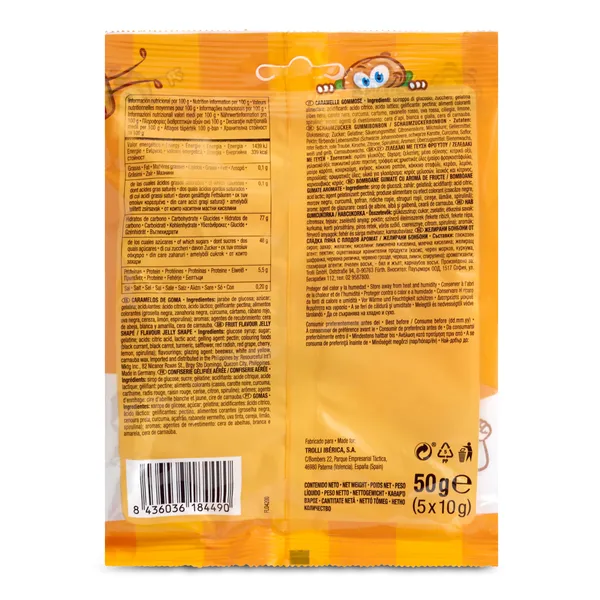 Golosinas mini burger Trolli bolsa 50 g 2
