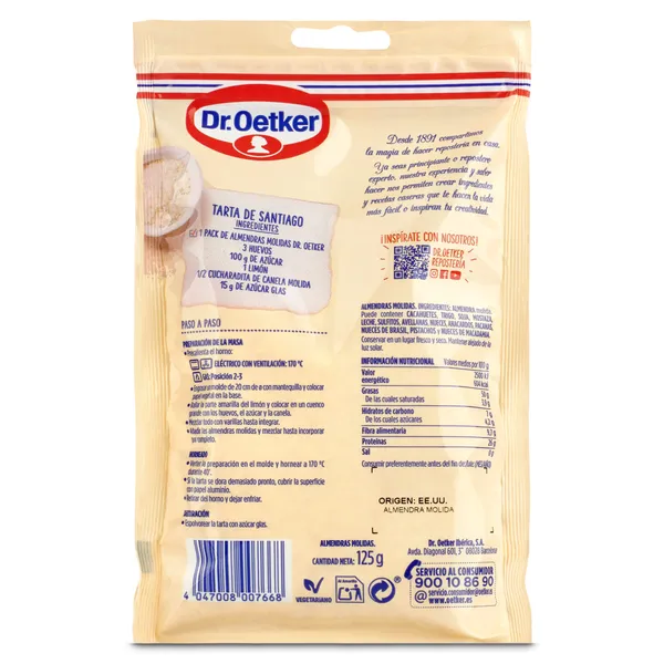 Almendras molidas Dr. Oetker 130 g 3