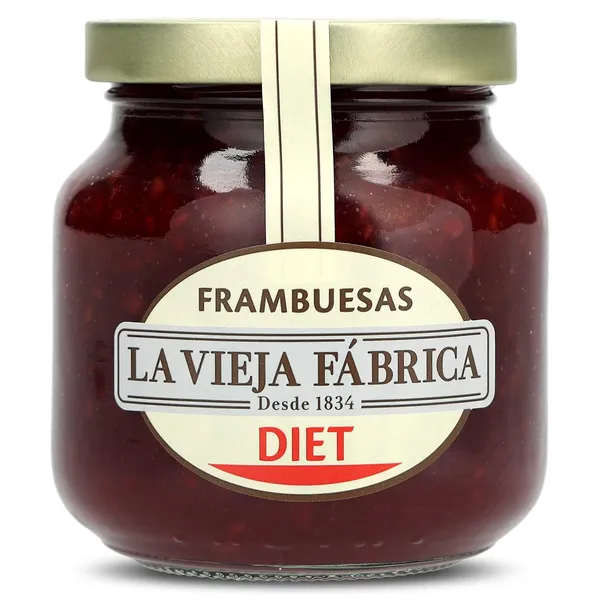 Mermelada de frambuesa diet La vieja fábrica 280 g 2