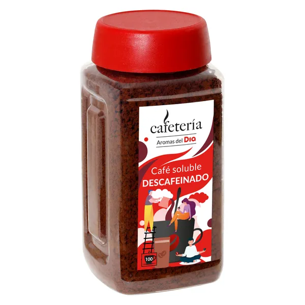 Café soluble descafeinado Dia Cafetería frasco 200 g 2