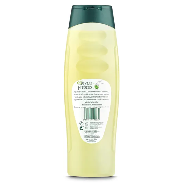 Agua de colonia gotas frescas Instituto Español botella 750 ml 2