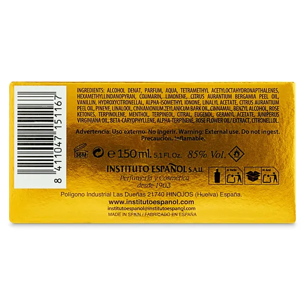 Colonia poseidon gold for men Poseidon frasco 150 ml 4