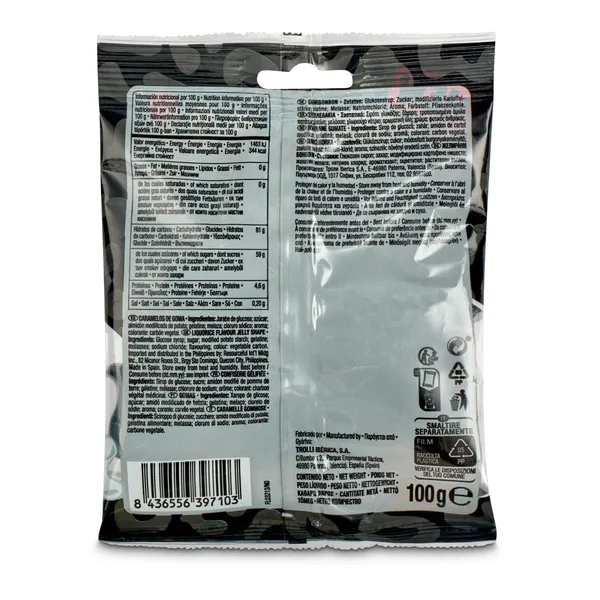 Golosinas gatos sabor regaliz Trolli 100 g 3