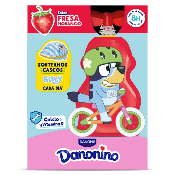 Yogur de fresa líquido Danonino 4 x 70 g 2