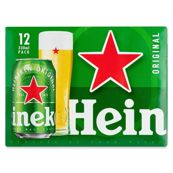 Cerveza Heineken pack 12 x 33 cl 2