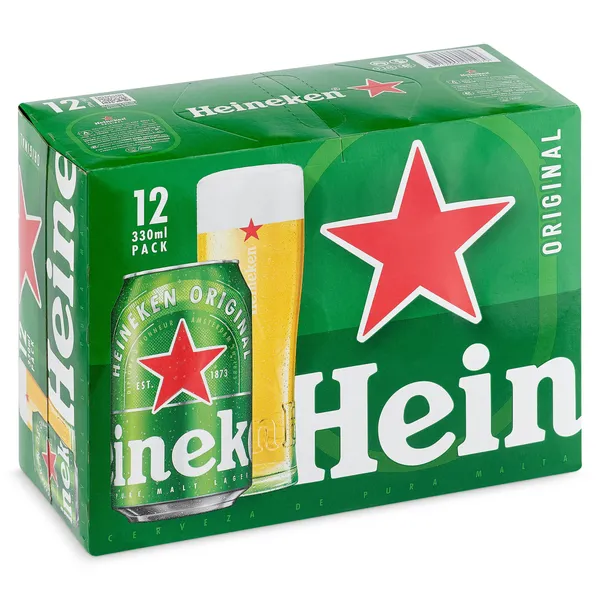 Cerveza Heineken pack 12 x 33 cl 3