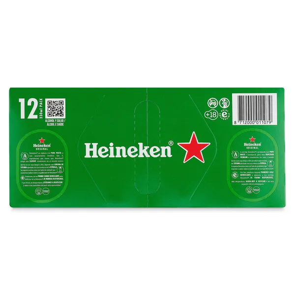 Cerveza Heineken pack 12 x 33 cl 5