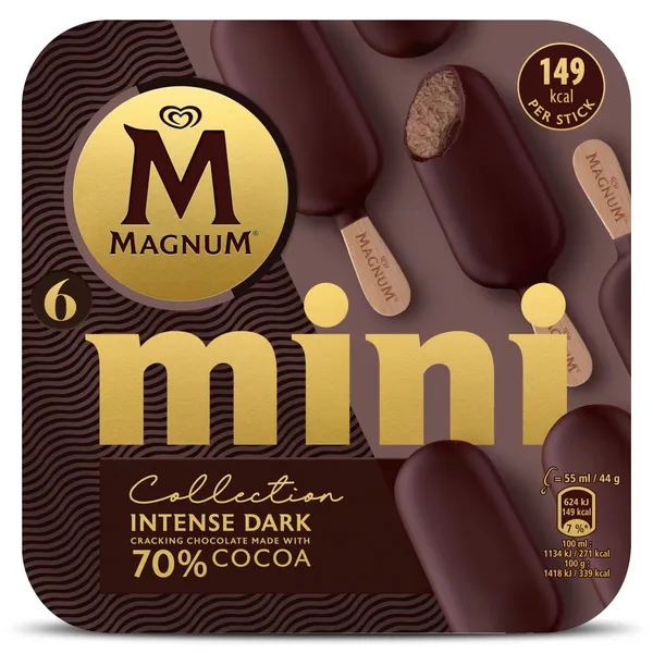 Magnum mini intense dark 70% 6 x 44 g 2