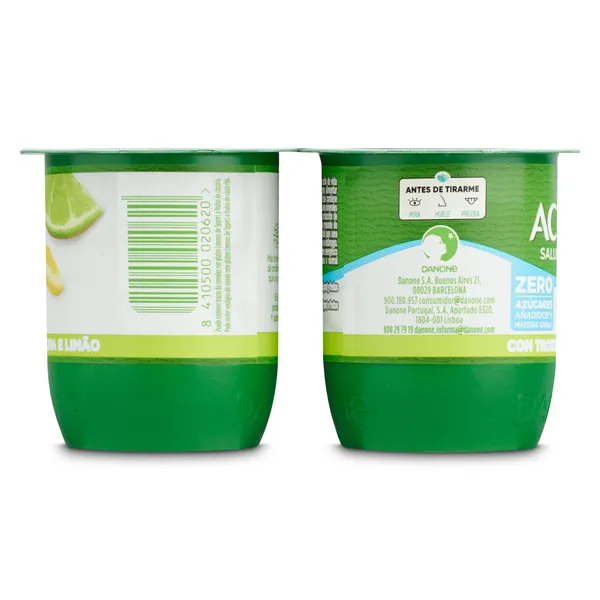 Bífidus desnatado con lima y limón Activia pack 4 x 120 g 3