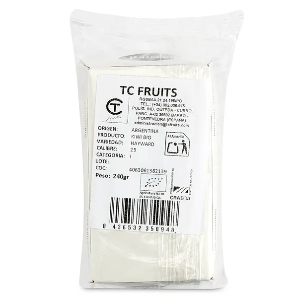 Kiwi bio bandeja 240 g 3