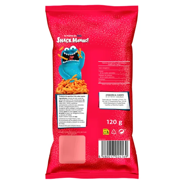 Torzitos Dia Snack Maniac 120 g 3