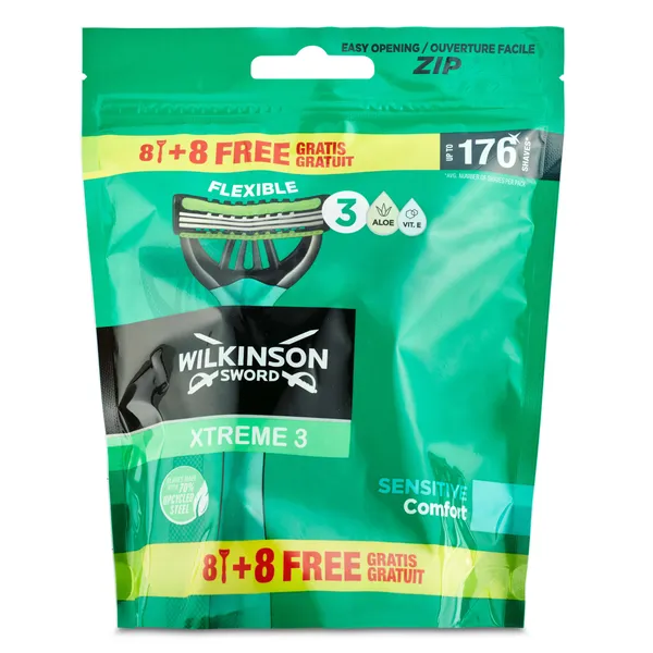 Maquinilla desechable Wilkinson bolsa 16 unidades