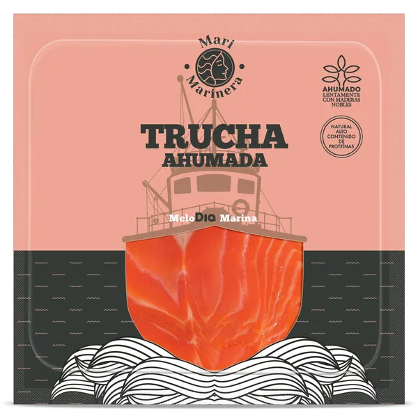 Trucha ahumada Dia Mari Marinera bandeja 100 g