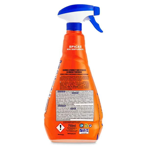 Quitagrasas Asevi spray 750 ml 2