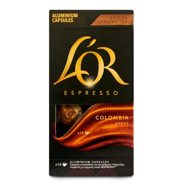Cápsulas de café Colombia L'Or 10 unidades 2