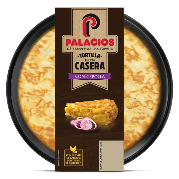 Tortilla de patatas con cebolla Palacios 650 g