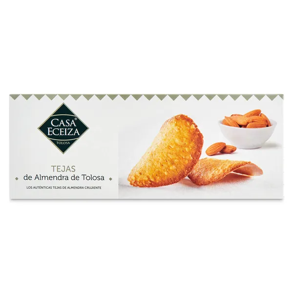 Tejas de almendra de tolosa Casa eceiza caja 70 g 2