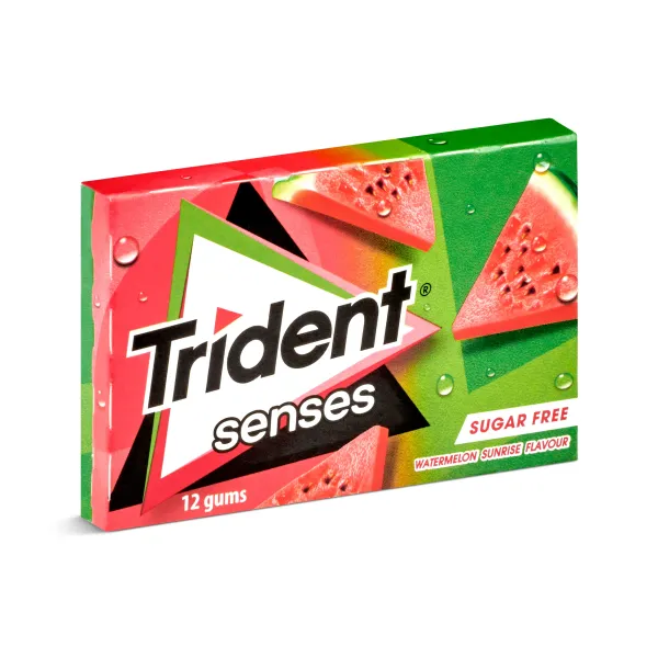 Chicles sabor sandía sin azúcar Trident caja 23 g 3