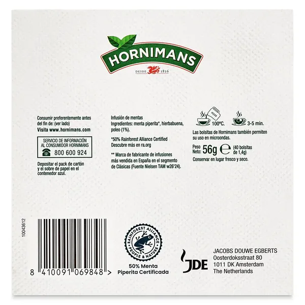 Poleo menta Hornimans 40 unidades 3