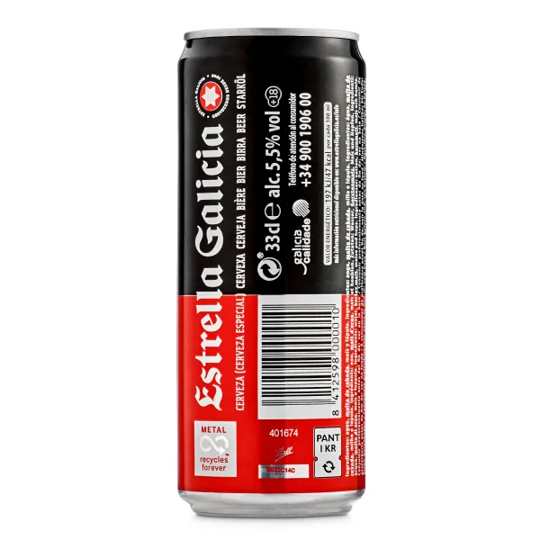 Cerveza Estrella Galicia 33 cl 4