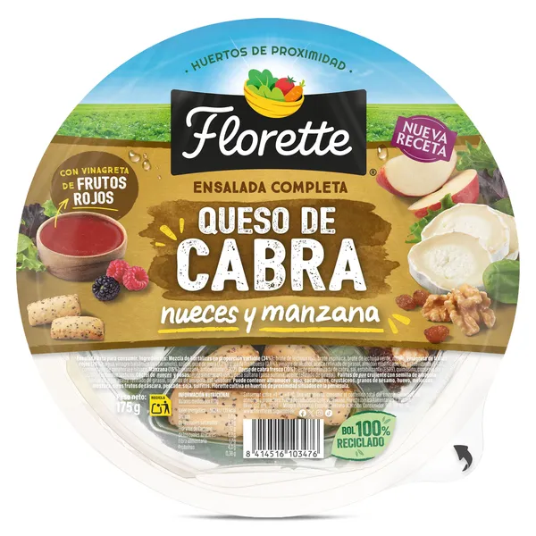 Ensalada de queso de cabra con nueces Florette 175 g 2