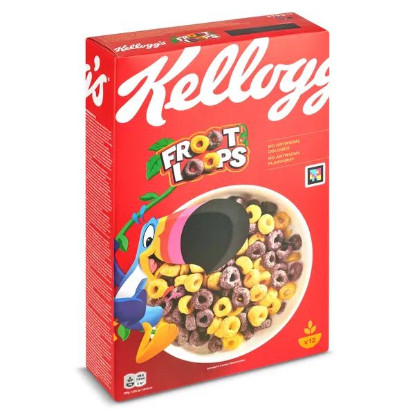 Cereales de desayuno Kellogg's Froot Loops caja 375 g 3
