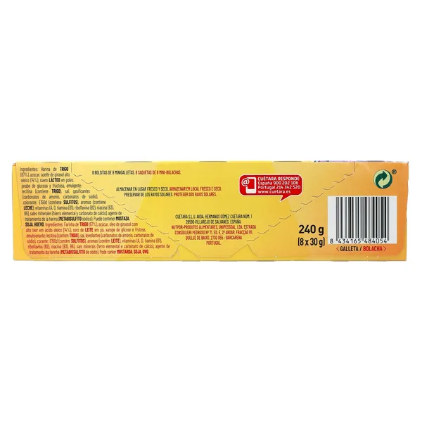 Galletas de desayuno mini go Cuétara Tostarica caja 240 g 3
