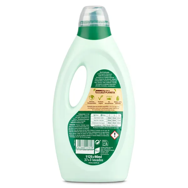 Detergente líquido para prendas delicadas Norit 37 lavados 3