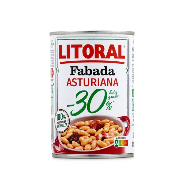 Fabada asturiana reducido en sal Litoral 435 g 2