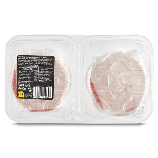 Burger meat de vacuno Selección de Dia bandeja 540 g 3
