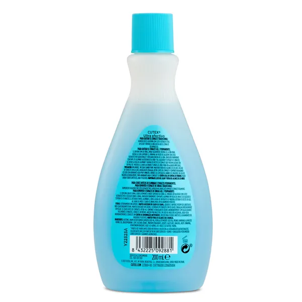 Quitaesmalte ultra efectivo Cutex botella 200 ml 2