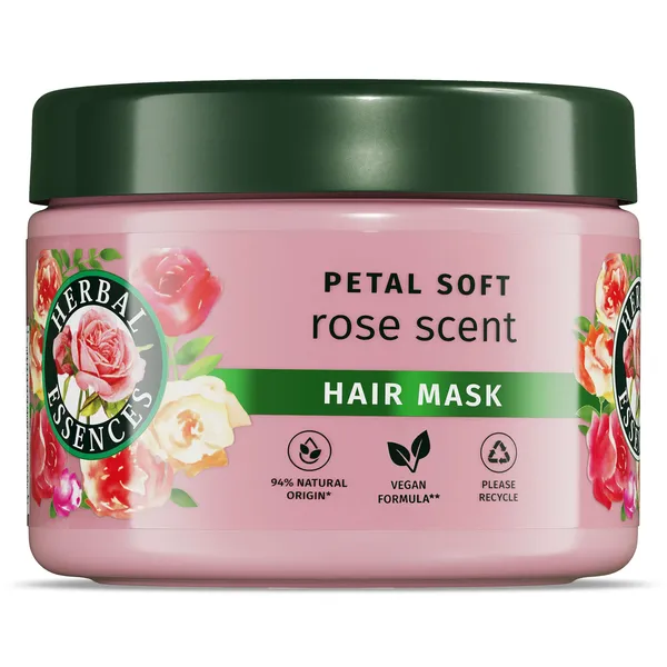 Mascarilla suavidad aroma a rosas Herbal Essences bote 300 ml