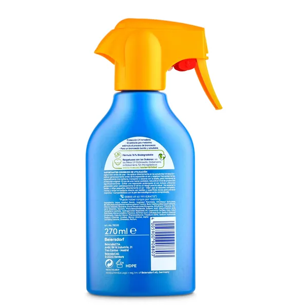 Protector solar protege y broncea spf 30 Nivea bote 300 ml 2