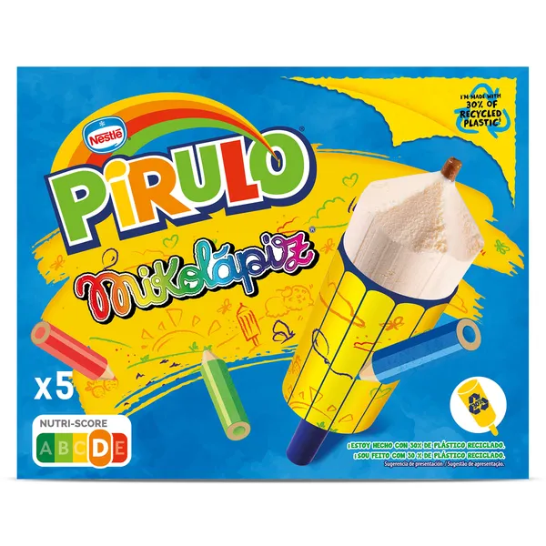Helado pirulo mikolápiz 5 unidades Nestlé caja 250 g 2