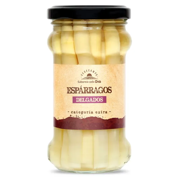 Espárragos blancos delgados Dia Vegecampo frasco 110 g