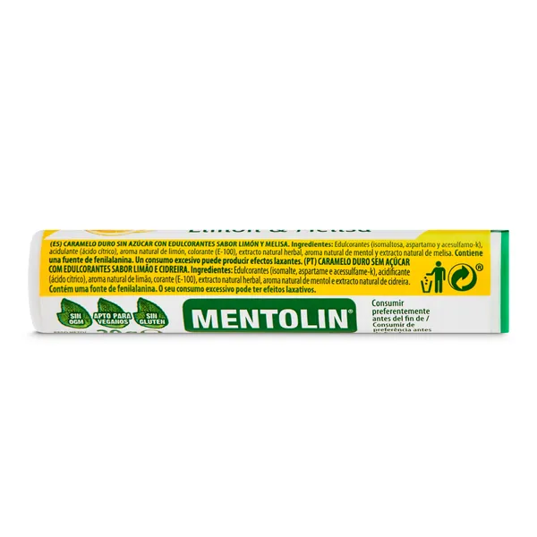 Caramelos de limón y melisa Mentolin caja 20 g 2