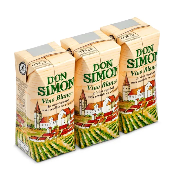 Vino blanco Don Simón pack 3 x 187 ml 3